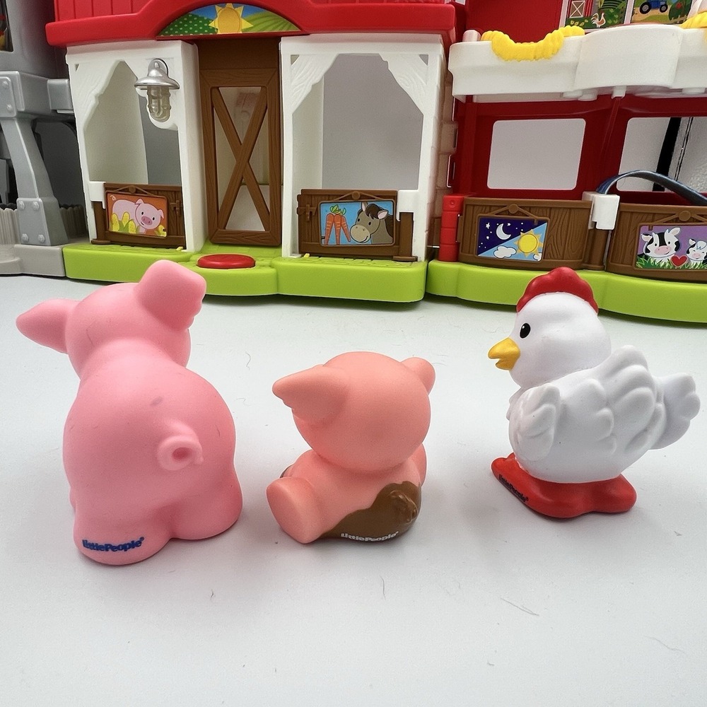 Fisher-Price Little People Caring for Animals Farm Playset 6 Figures Works - Picture 6 of 16